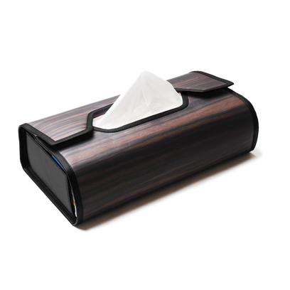 box tissue case 黒檀×BLACK 外観