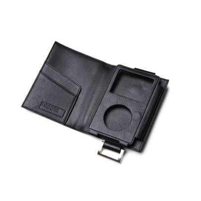 iPod classic case 黒檀×BLACK 外側